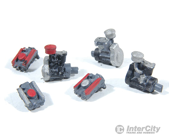 Durango Press Ho 138 Auto Engines (Cast Metal) - 2 Styles Unpainted Pkg(6) Other Scenery