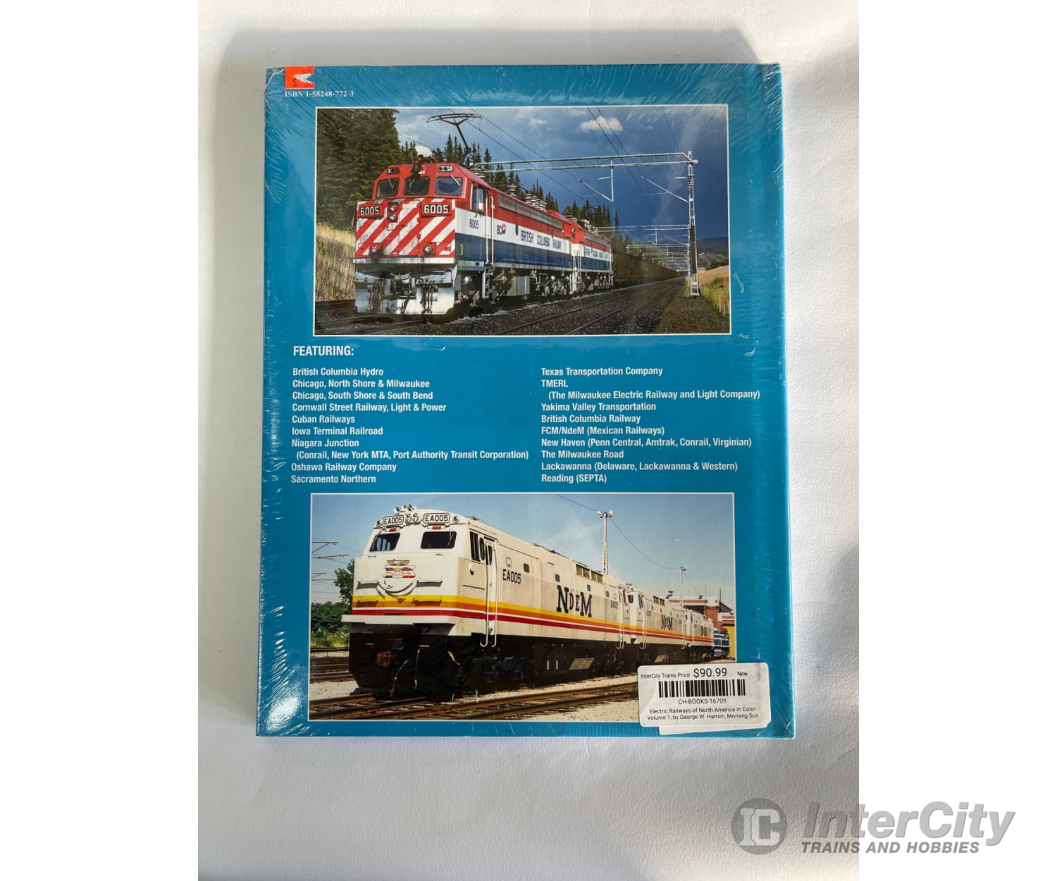 Electric Railways Of North America In Color Volume 1 By George W. Hamlin Morning Sun Books
