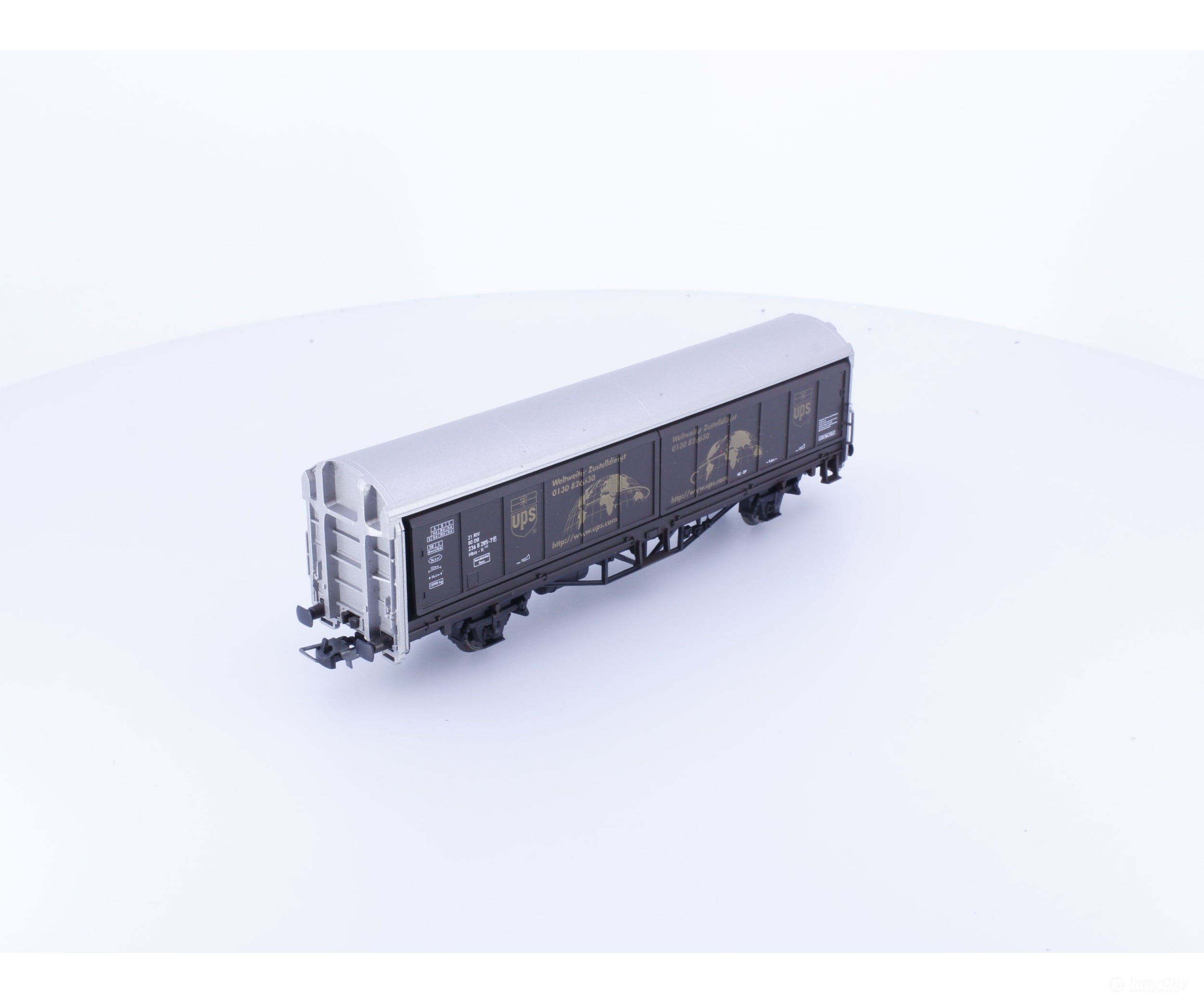Electrotren 21010 HO DB Schiebewandwagen UPS mit Euro Cargo 285-7 European Freight Cars