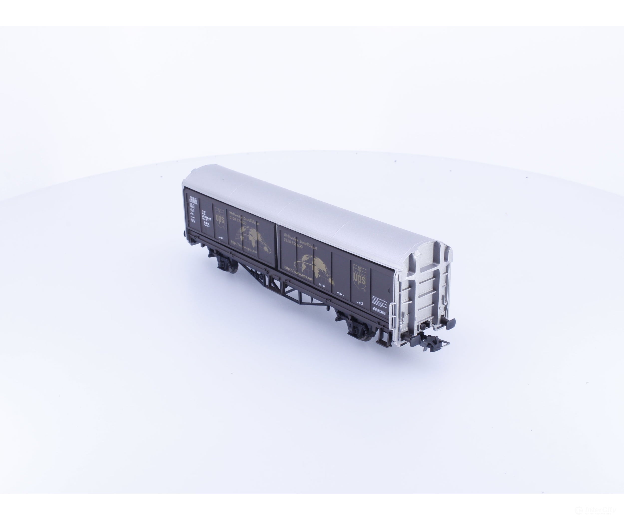 Electrotren 21010 HO DB Schiebewandwagen UPS mit Euro Cargo 285-7 European Freight Cars