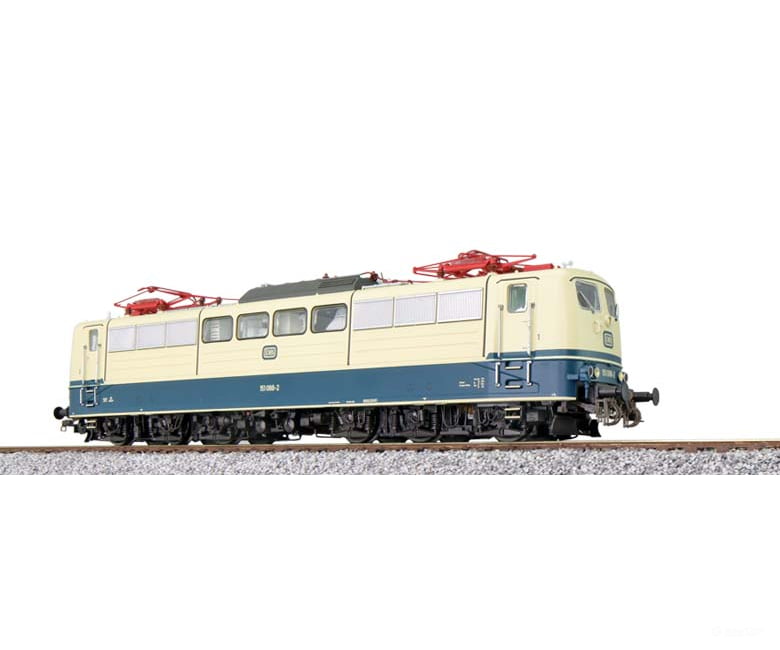 ESU 31035 HO Electric Locomotive BR 151 151 088 DB cream/blue Era IV prototype around 1988 LokSound Panto DC/AC