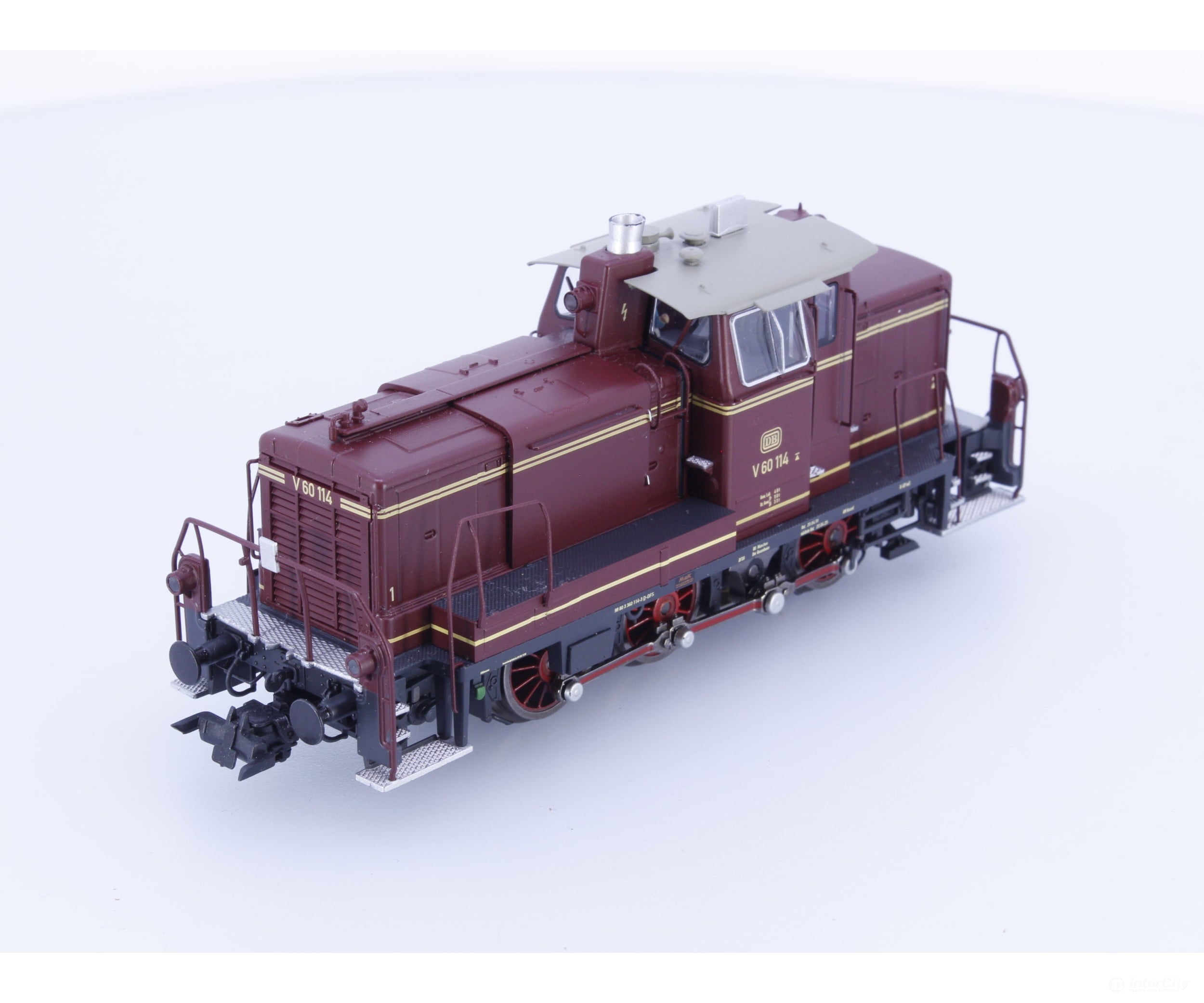 ESU 31743 HO DB V60 Diesel Switcher Telex AC/DC Capacitor Full Functions Full Metal 114 DCC & Sound European Locomotives