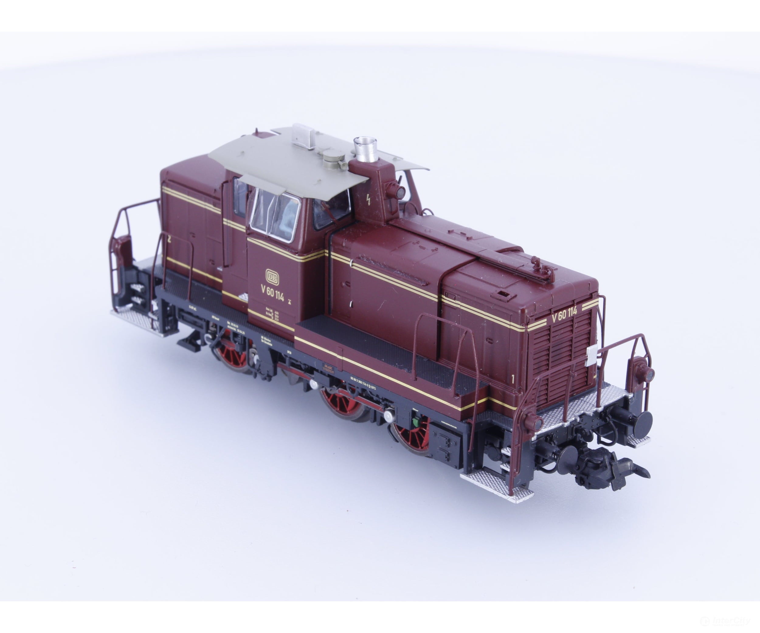 ESU 31743 HO DB V60 Diesel Switcher Telex AC/DC Capacitor Full Functions Full Metal 114 DCC & Sound European Locomotives