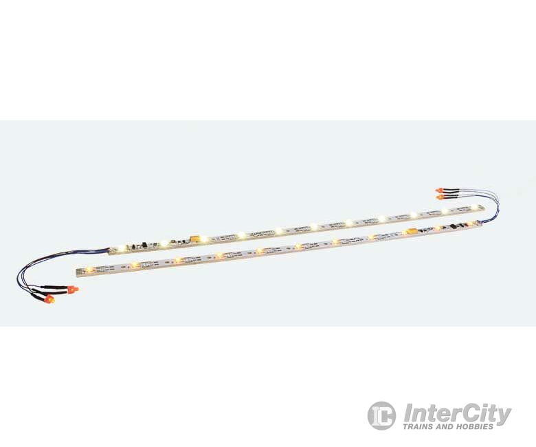 Esu 50709 Led Interior Lighting Strip With Dcc Decoder And Red Marker Lights -- Yellow 10 X 11/32