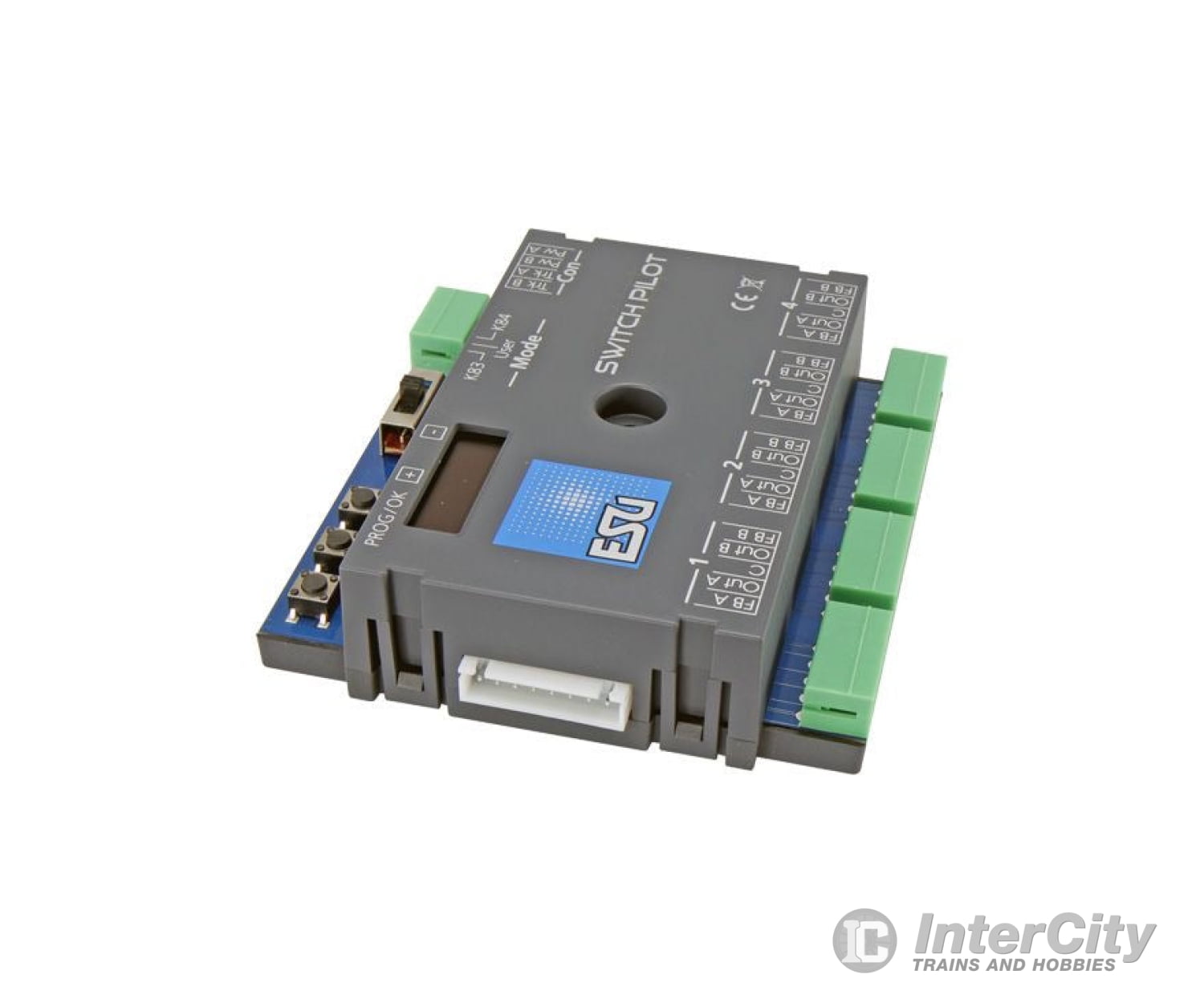 ESU 51830 SwitchPilot 3, 4x accessory decoder, DCC/MM, OLED, Feedback - Default Title (IC-ESU-51830)