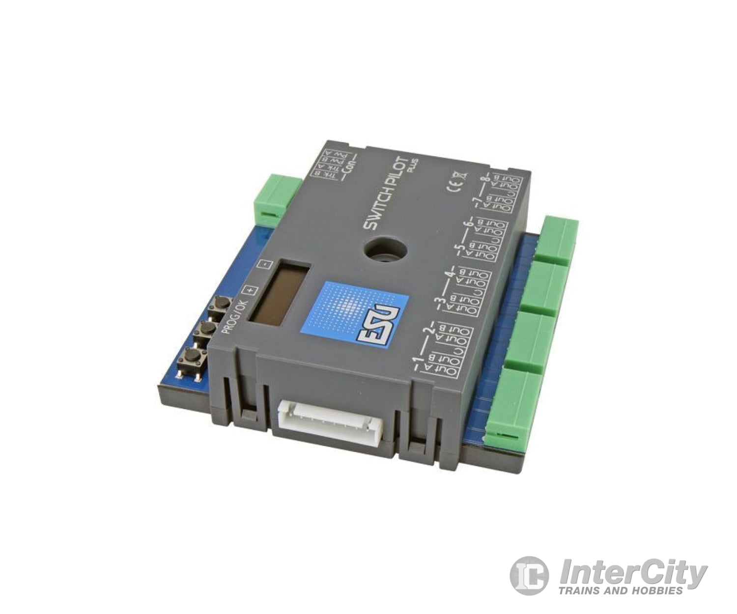 ESU 51831 SwitchPilot 3 Plus, 8x accessory decoder, DCC/MM, OLED - Default Title (IC-ESU-51831)