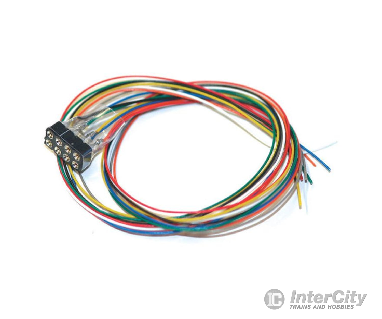Esu 51950 Dcc Decoder Cable Harness With Nem652 - Nmra 8 - Pin Socket - - 11 - 13/16’ 30Cm Leads
