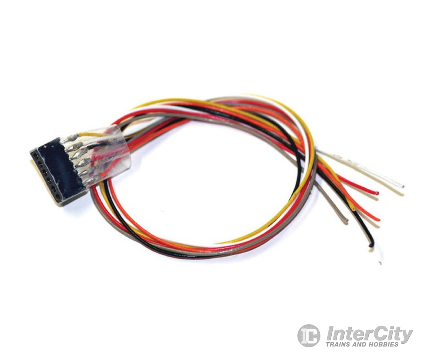 Esu 51951 Dcc Decoder Cable Harness With Nem651 6 - Pin Socket - - 11 - 13/16’ 30Cm Leads