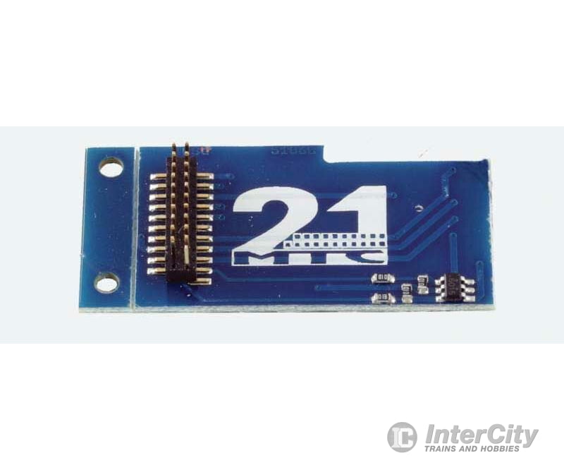 ESU 51968 Adapter board #2, L-shape as 6090x, with AUX3+AUX4, for LokSound 5, LokPilot 5 with 21MTC interface - Default Title (IC-ESU-51968)