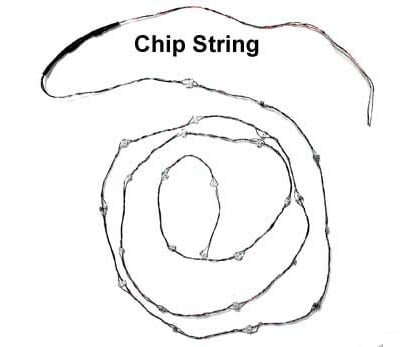 Evan Designs Ufm26 Multicolor Flashing Led Chip Light String -- 26 Lights 12-19V Dc Or Ac &