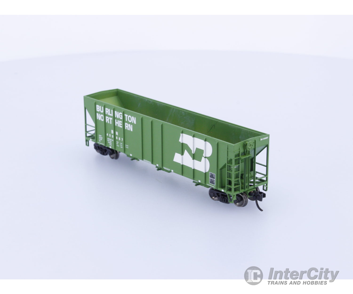 ExactRail EN-53014-3 N P-S 4427 Cu. Ft. Grain Hopper Burlington Northern (BN) 450667 Freight Cars