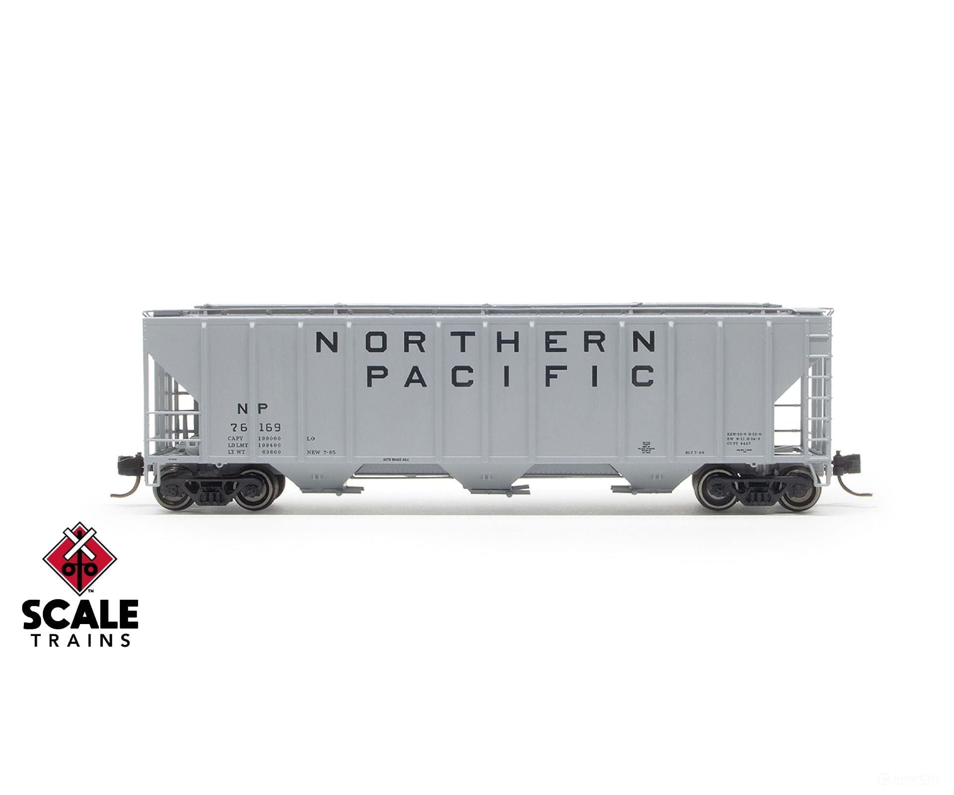 Exactrail En53017-2 N Scale Pullman-Standard 4427 Covered Hopper Northern Pacific/1965 As