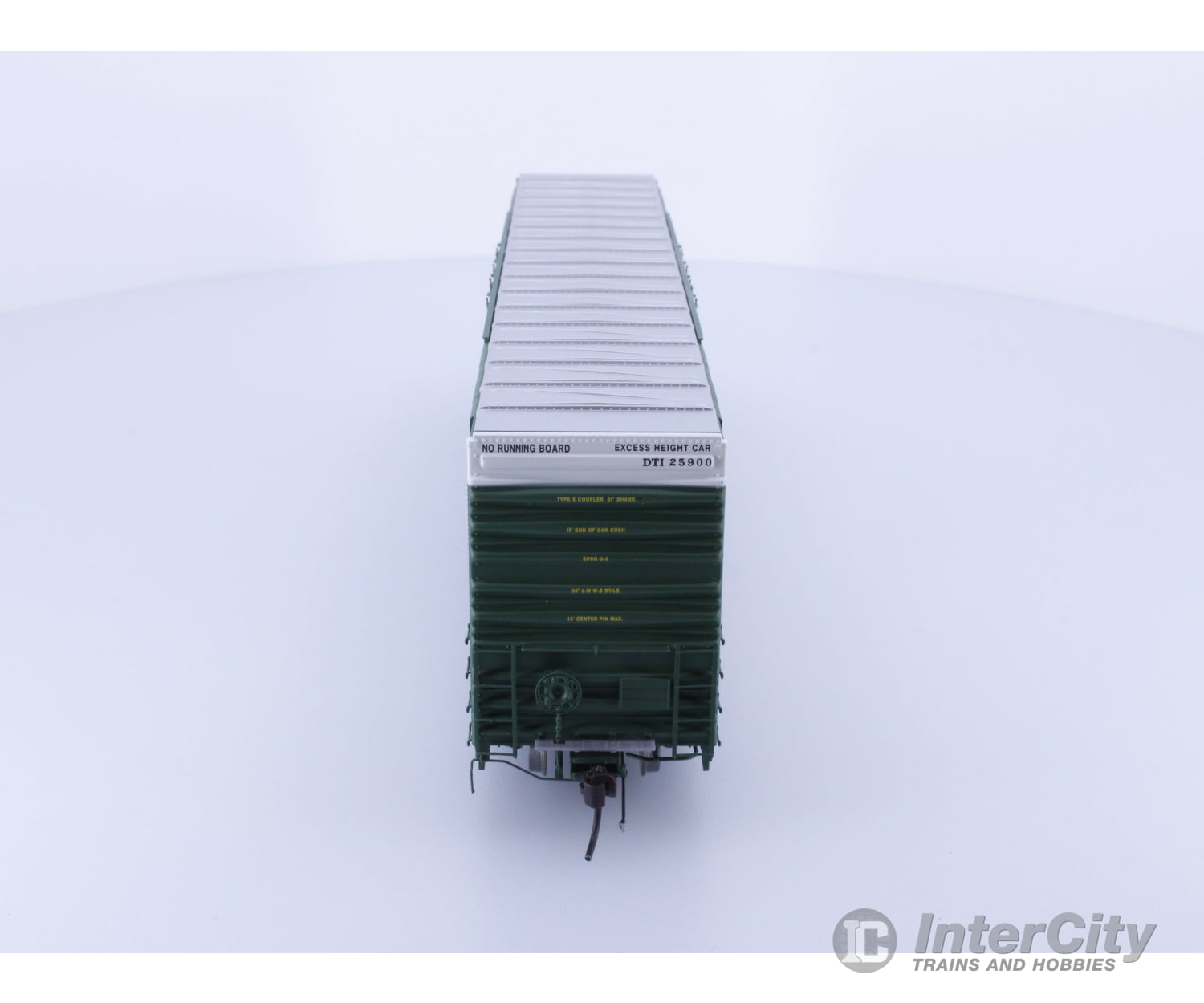 ExactRail EP-80304-1 HO Greenville 60’ Double Plug Door Box Car Detroit Toledo and Ironton (DTI) 25900 Freight Cars