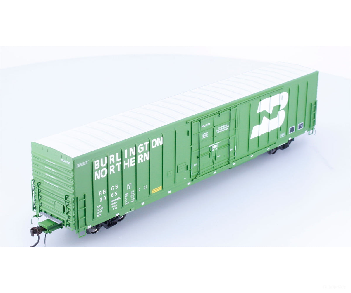 ExactRail EP-80505-1 HO 62’ Insulated Box Car Burlington Northern (BN) 3065 - Freight Cars