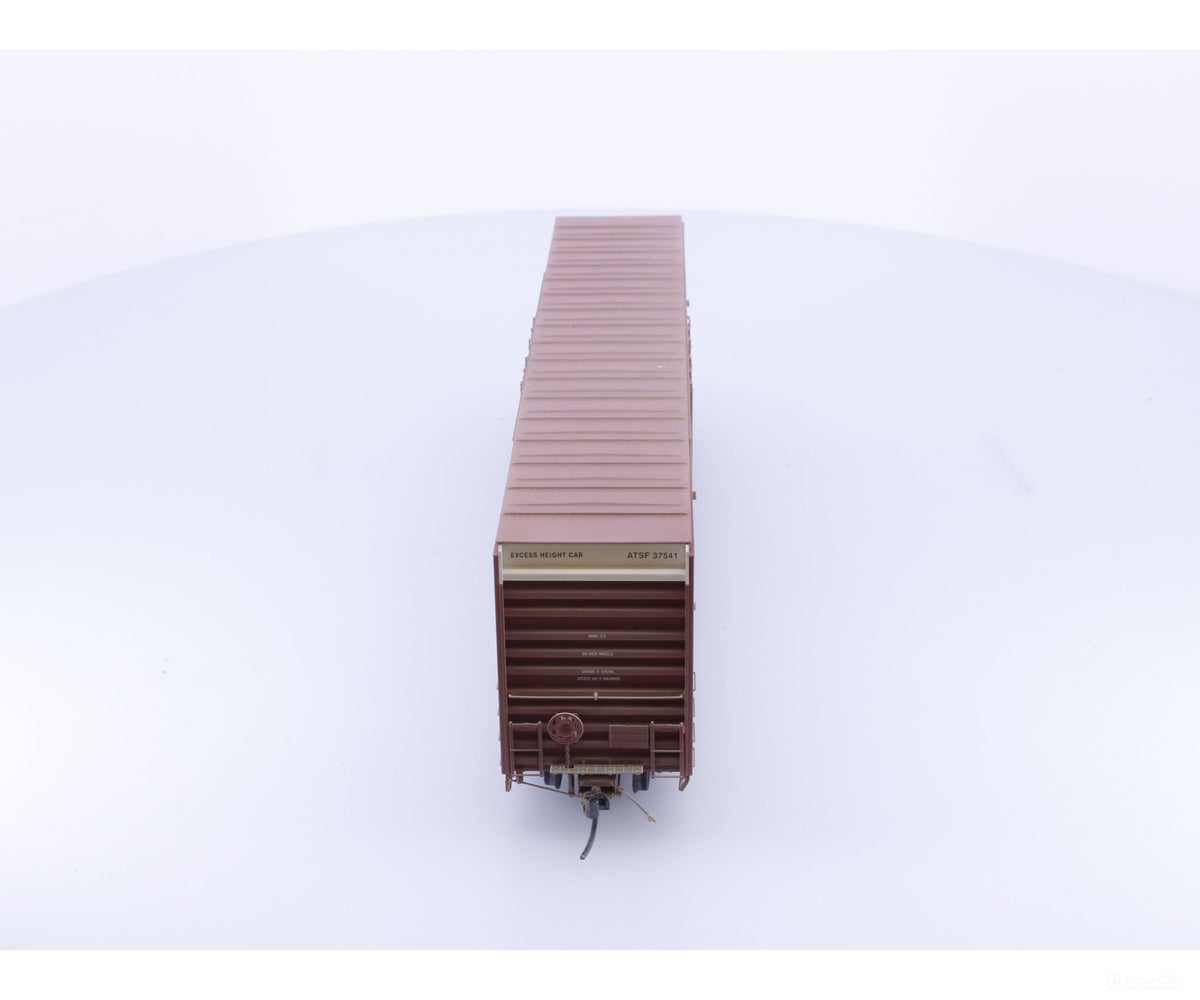 ExactRail EP-80612-1 HO P-S 60’ Waffle Side Box Car Weathered Atchison Topeka and Santa Fe (ATSF) 37541 - Freight Cars