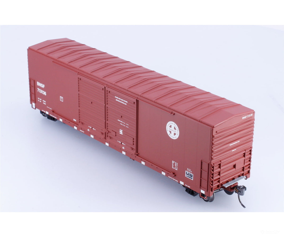 ExactRail EX-1008-1 HO Gunderson 5200 Box Car Burlington Northern Santa Fe (BNSF) 713136 - Freight Cars