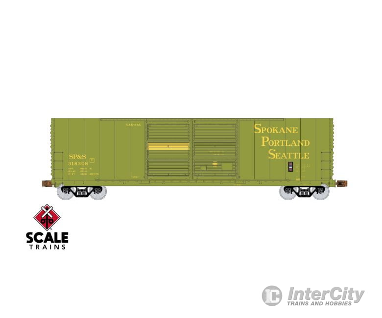 Exactrail Express Ex-1001-4 Ho Scale Gunderson 5200 Double-Door Boxcar Spokane Portland &