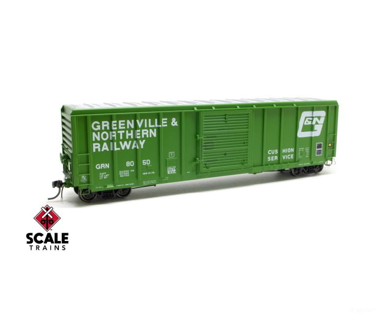Exactrail Platinum Ep-80914-2 Ho P-S 5344 Boxcar Greenville & Northern #8062 Freight Cars
