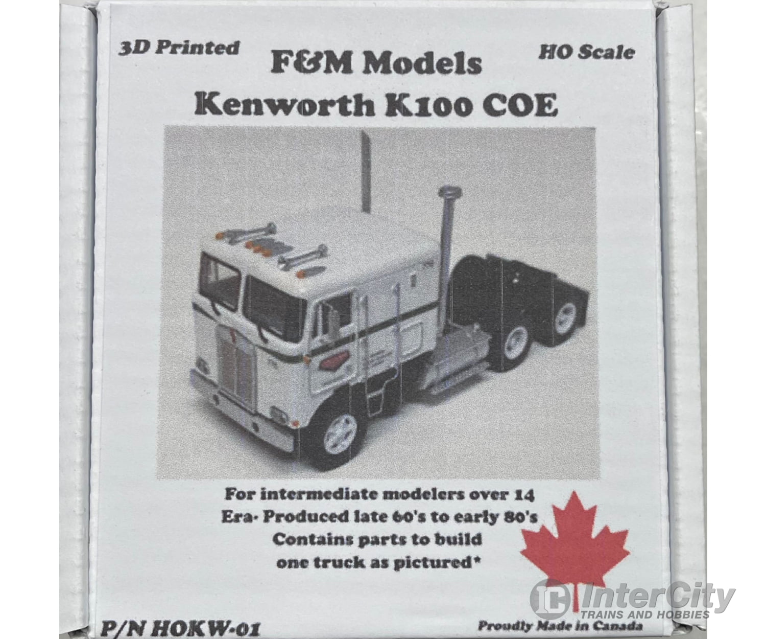 F&M Models Ho Hokw - 01 359 Kenworth K100 Coe Truck (Resin Kit) Cars & Trucks