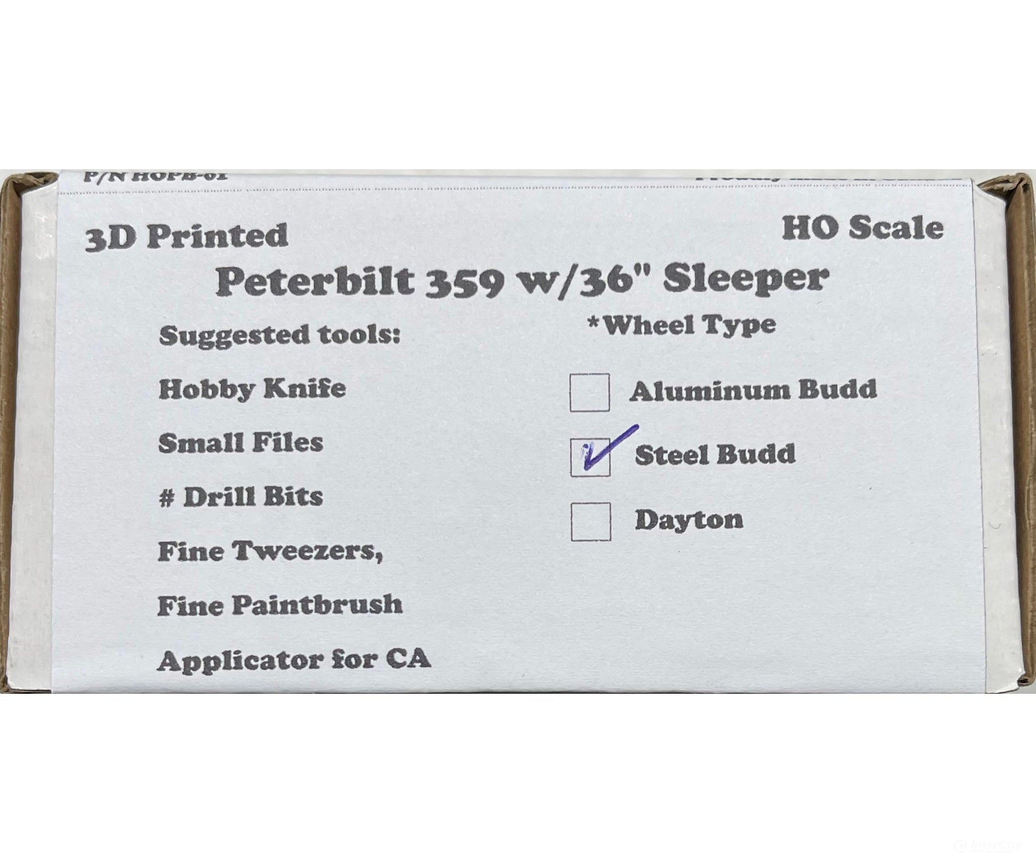 F&M Models Ho Hopb - 01 359 Peterbilt Truck (Resin Kit) Cars & Trucks