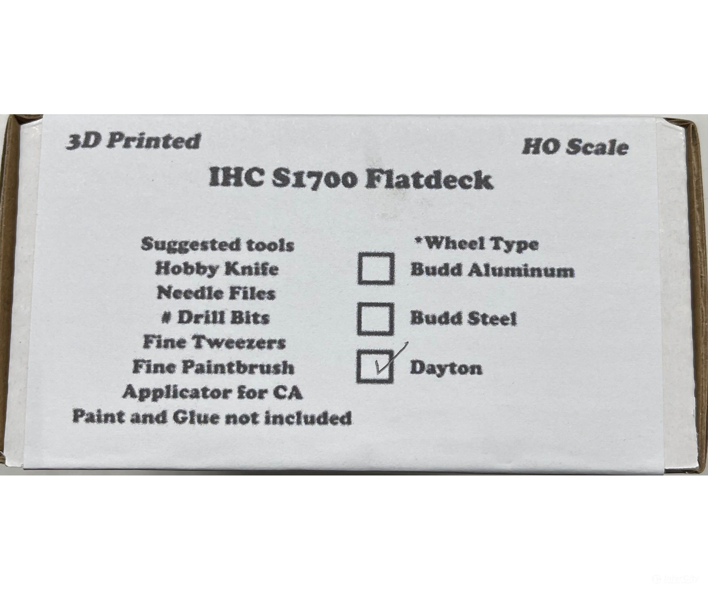 F&M Models Ho Hoihc - 01 359 Ihc S1700 Flatdeck Truck (Resin Kit) Cars & Trucks