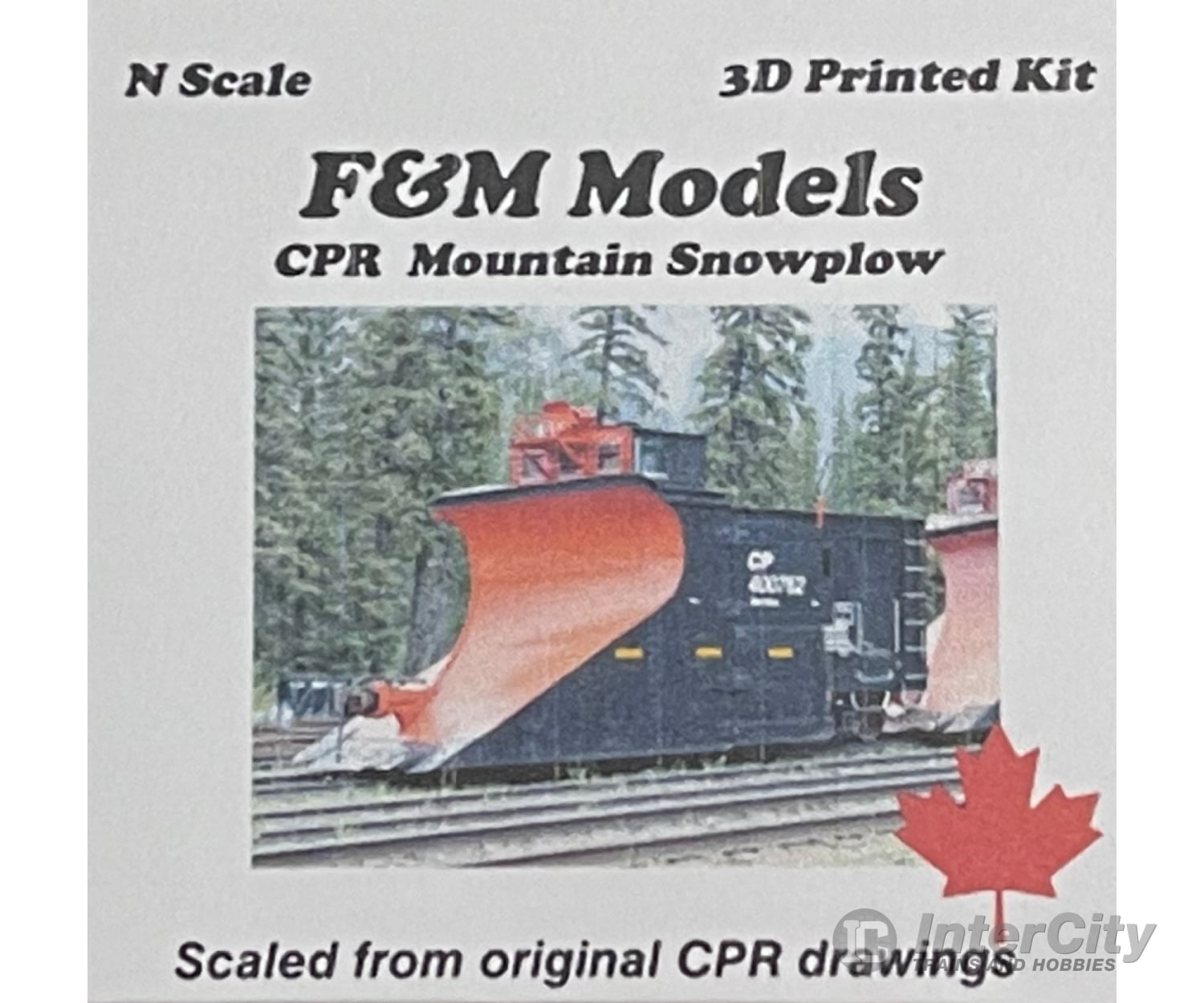 F&M Models N 16-011 Cpr Mountain Snowplow (Kit) Freight Cars