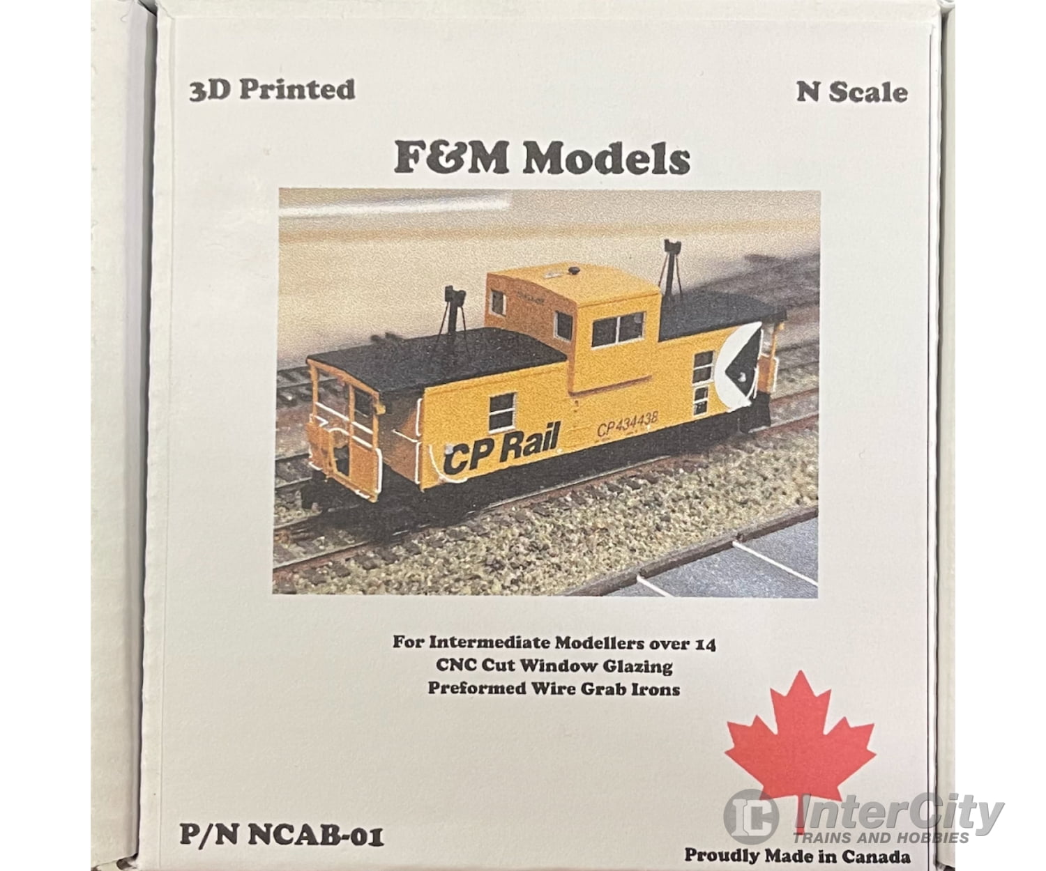 F&M Models N 16 - Ncab - 01 Cp Wide Vision Caboose (Resin Kit) Freight Cars