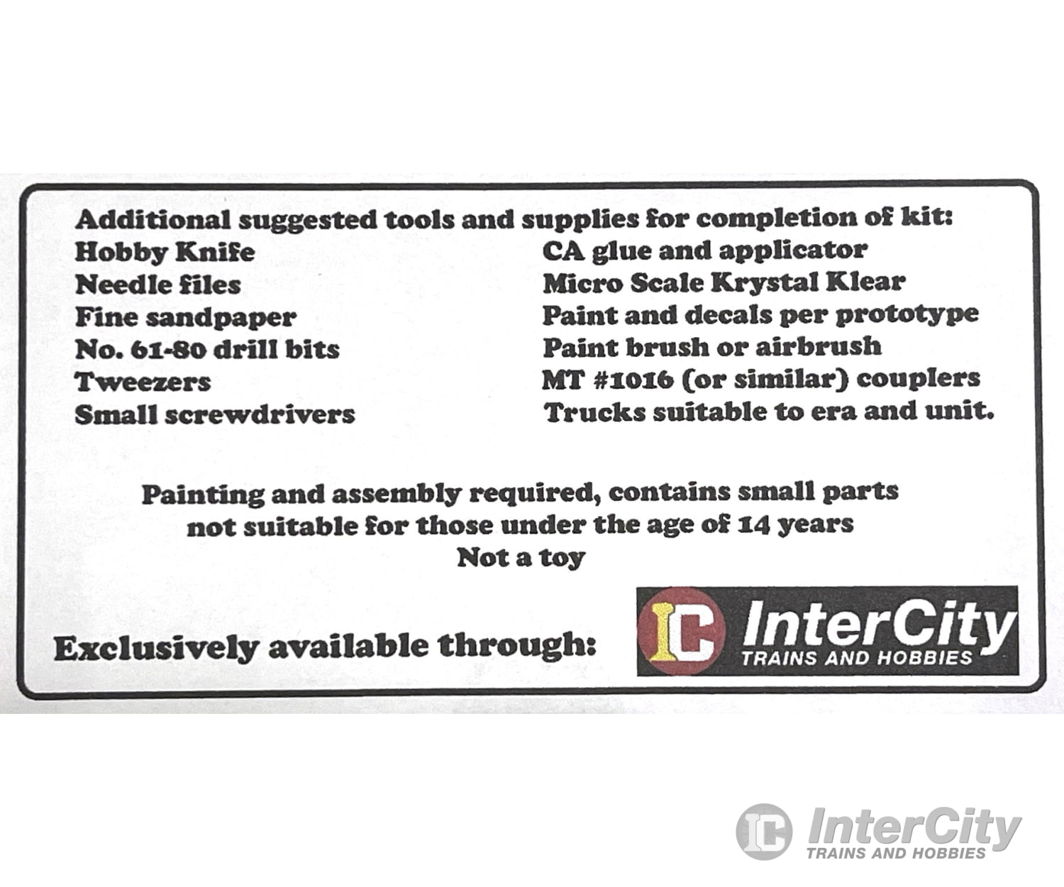 F&M Models N-Scale BC Hydro/SRY Caboose - Highly Detailed Resin Kit Freight Cars