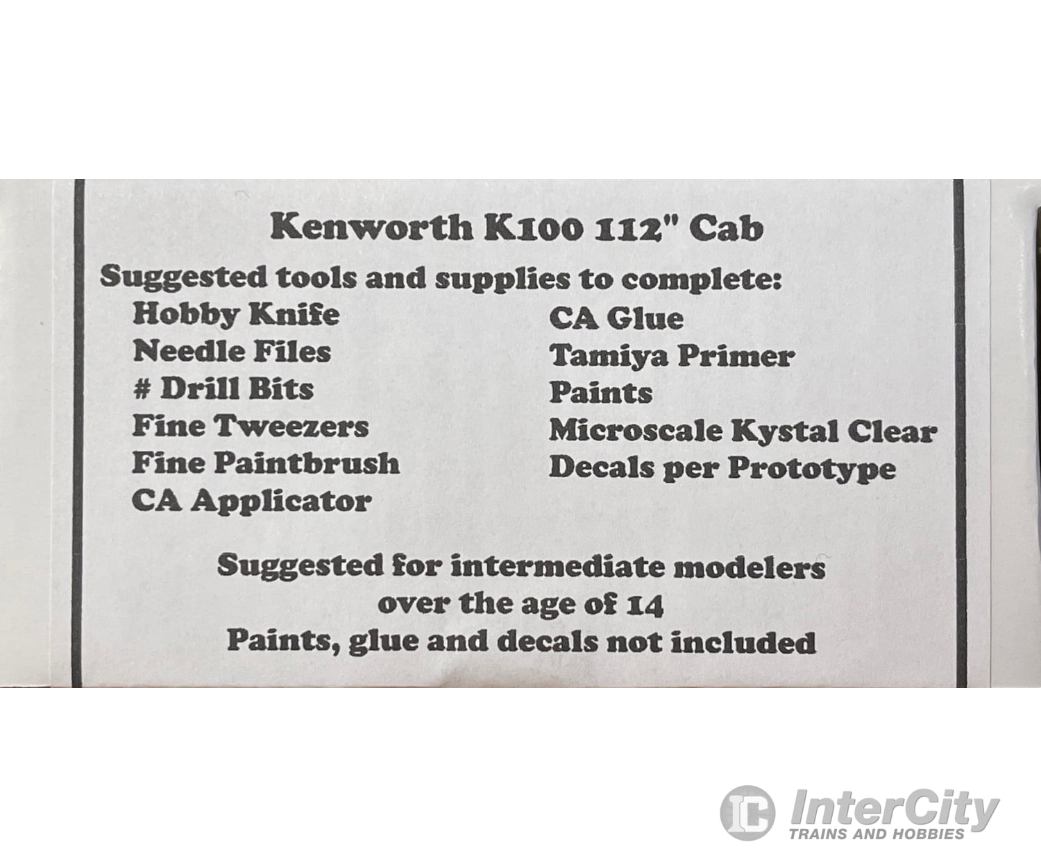 F&M Models N-Scale NKW-01 Kenworth K100 COE Truck (Resin Kit) Cars & Trucks