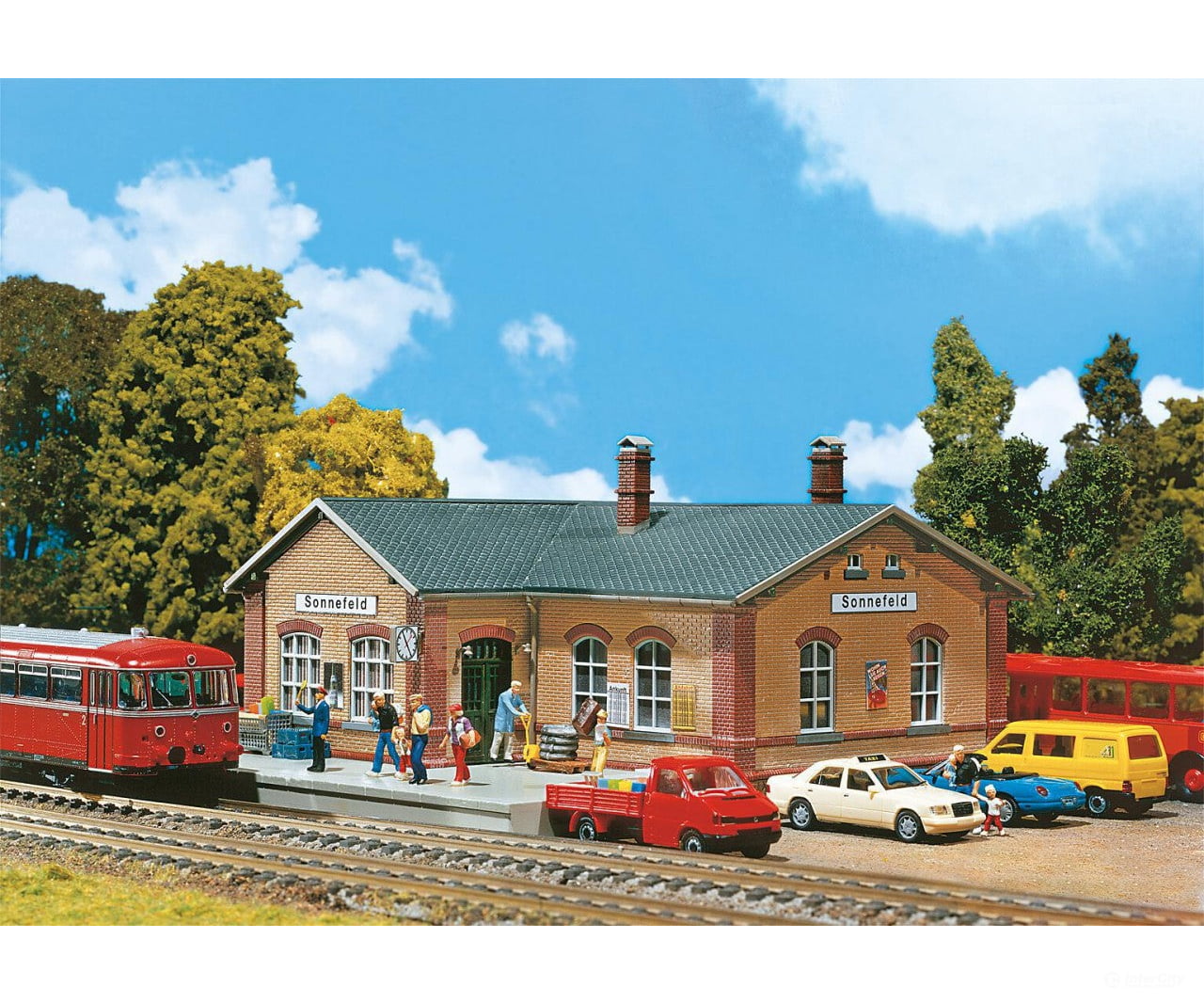 Faller 110095 Ho Sonnefeld Wayside Station Structures