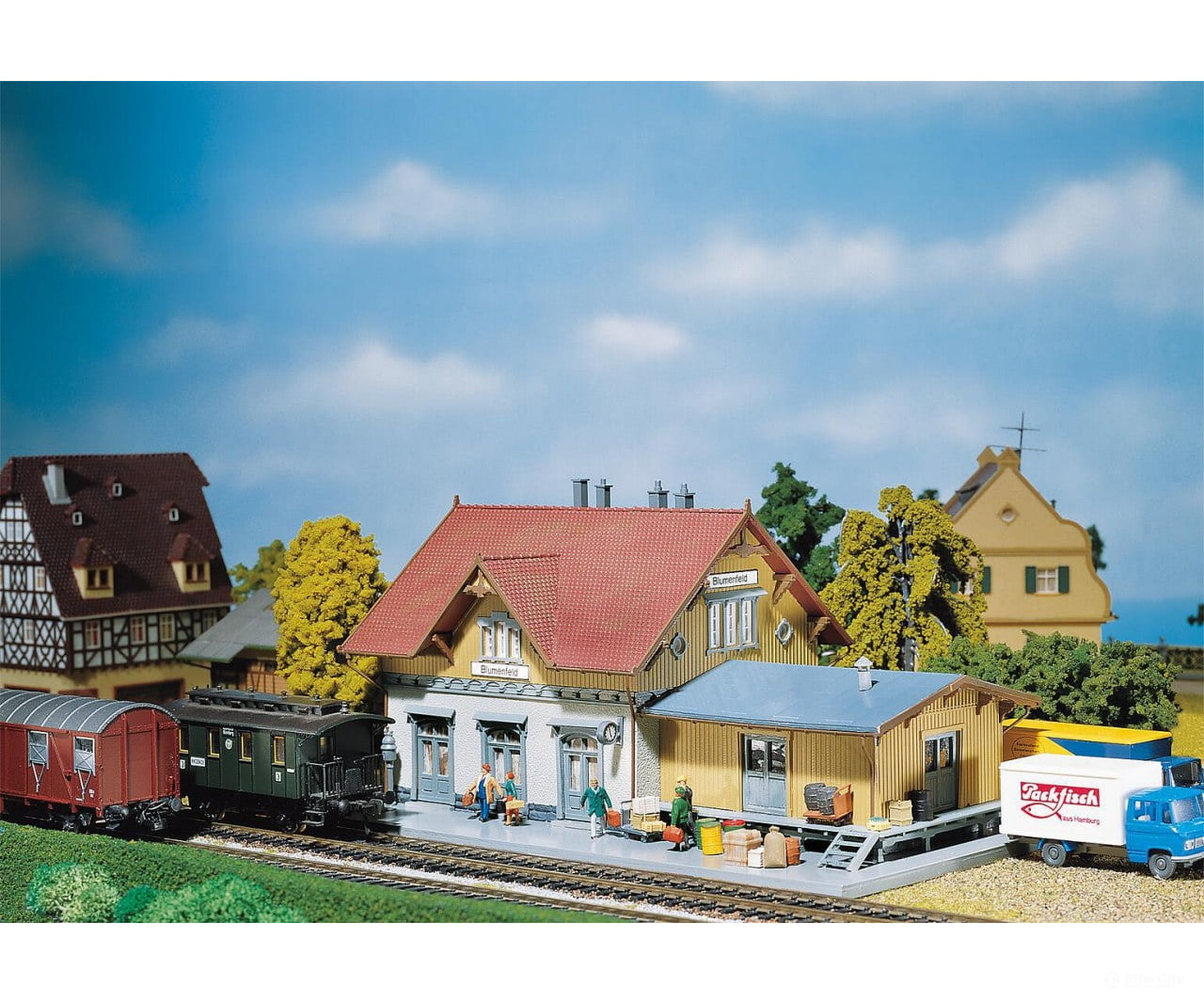 Faller 110097 Ho Blumenfeld Wayside Stop Structures