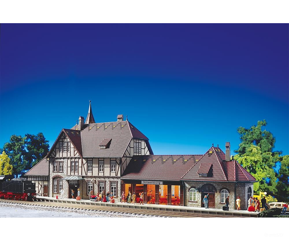 Faller 110116 H0 Schwarzburg Station Structures