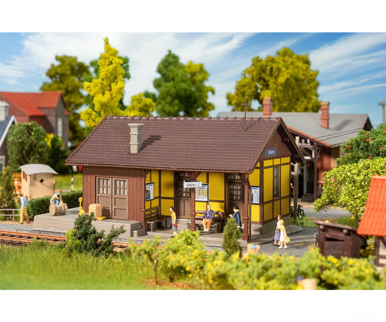 Faller 110137 HO Uderns Railway station Structures