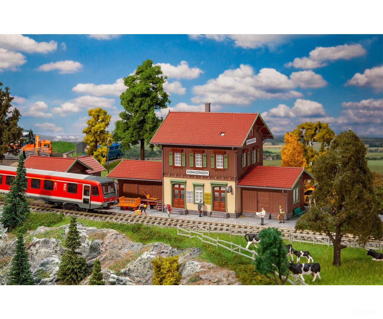 Faller 110146 Ho Gomadingen Station Structures