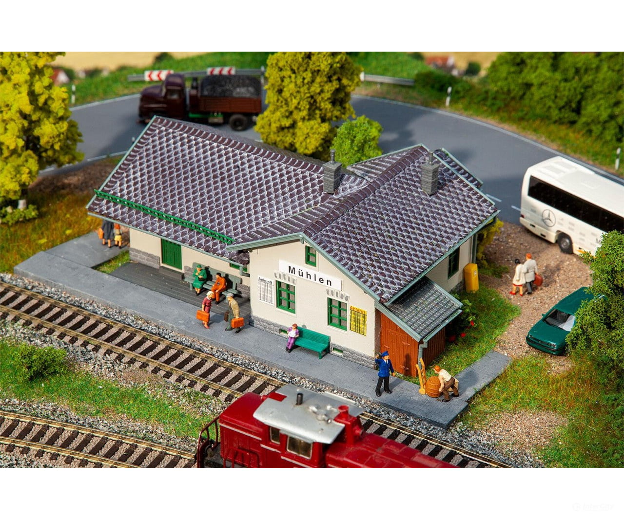 Faller 110150 Ho Mühlen Station Structures