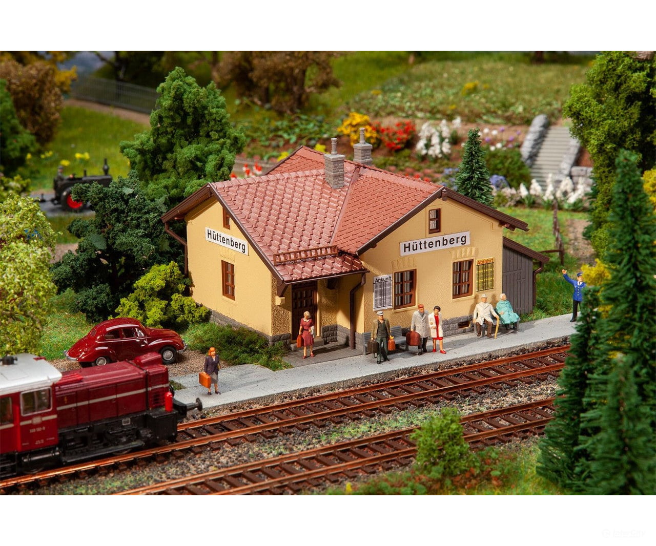 Faller 110151 Ho Hüttenberg Wayside Station Structures