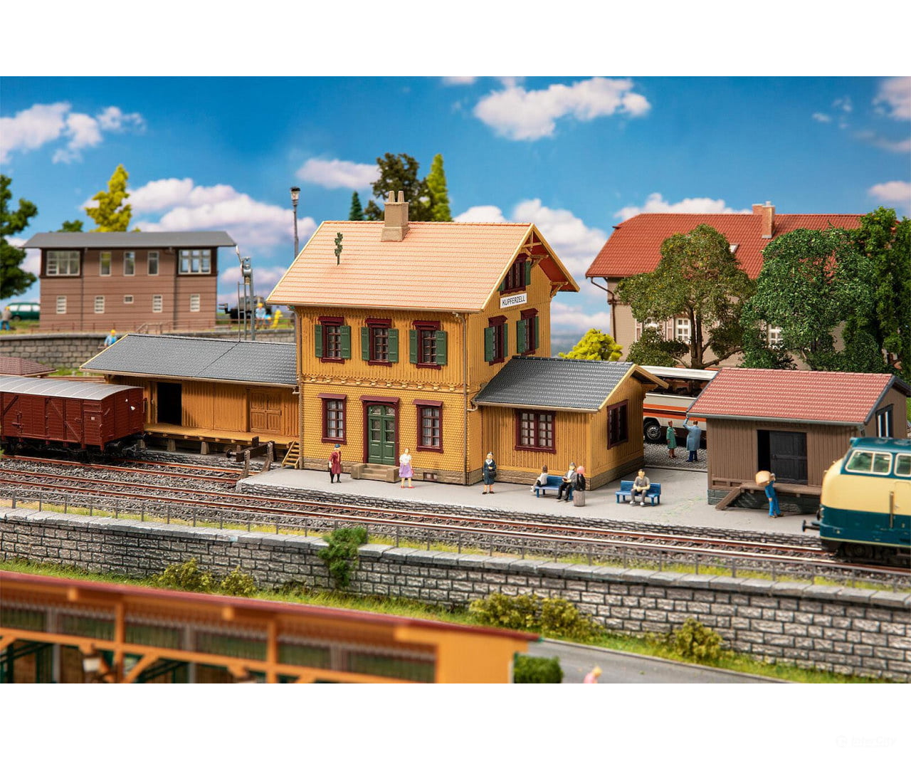 Faller 110153 Ho Kupferzell Station Structures