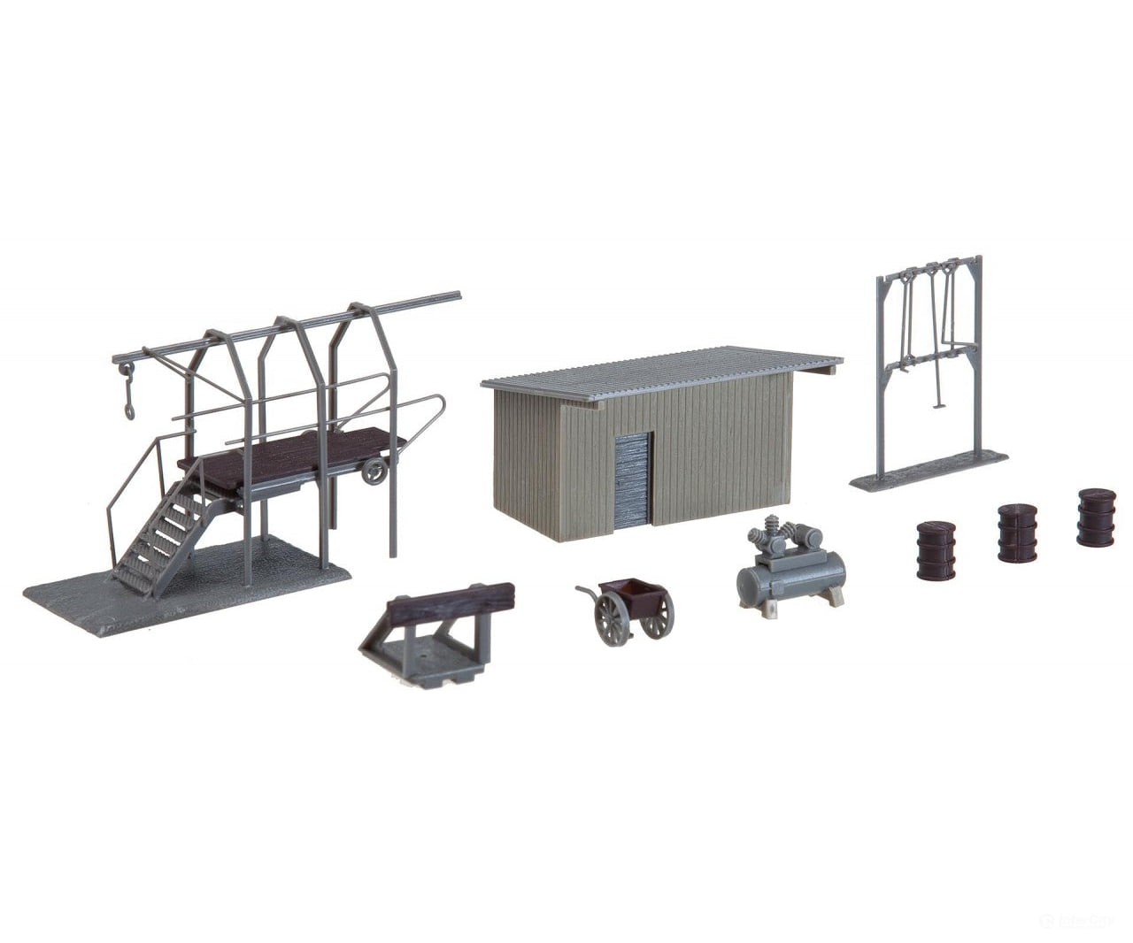 Faller 120139 Ho Compressor House Pipe Blow Frame Poker Stand Structures