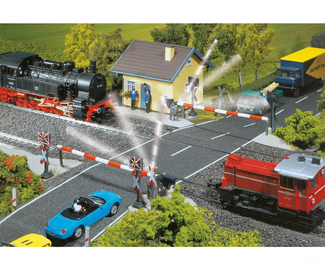 Faller 120171 Ho Gated Railway Crossing Structures