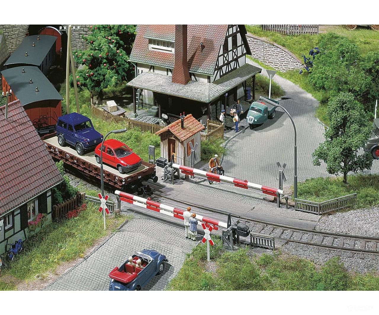 Faller 120172 Ho Guarded Level Crossing Structures