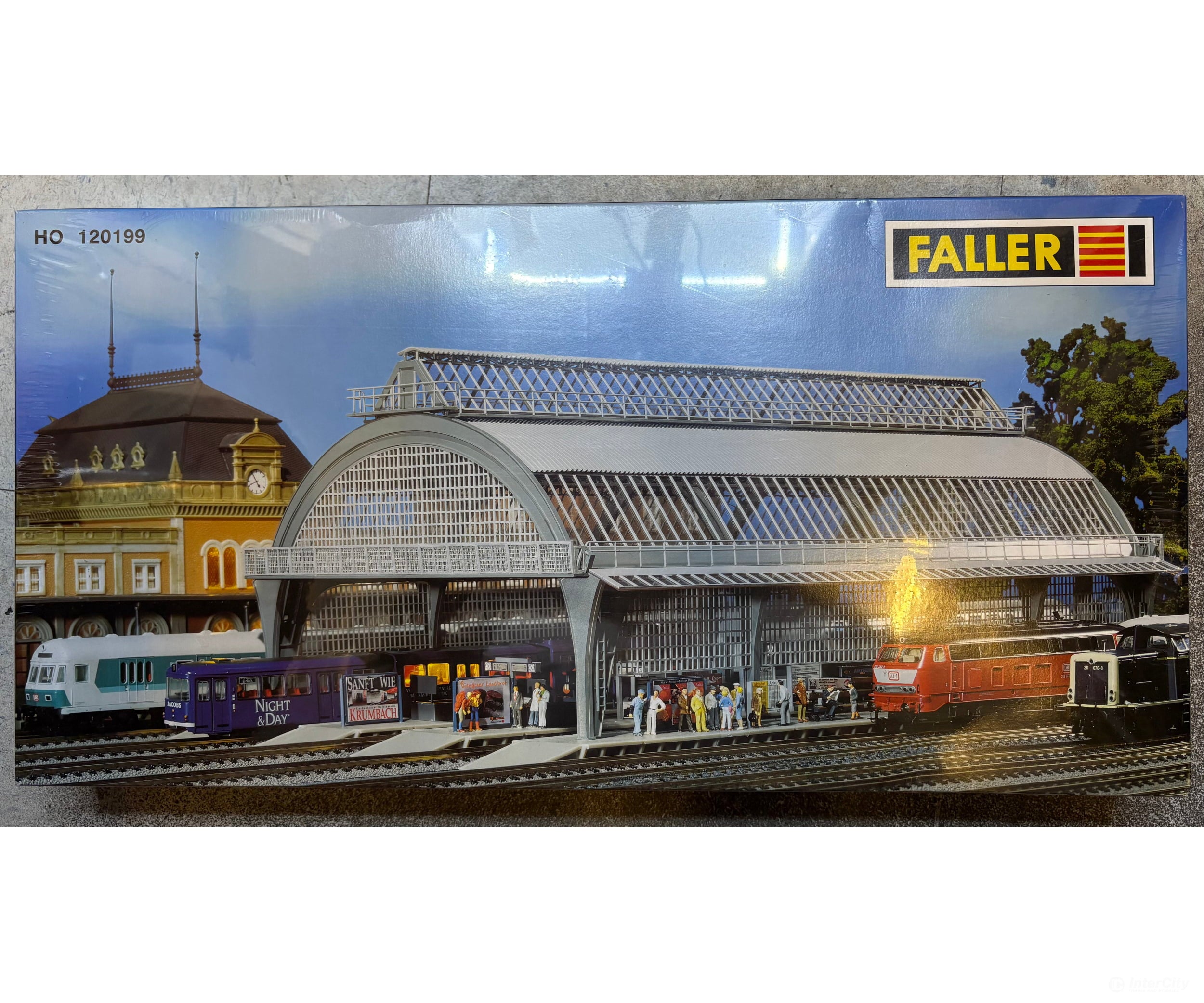 Faller 120199 HO 3 Track Covered Station Platform - Structures