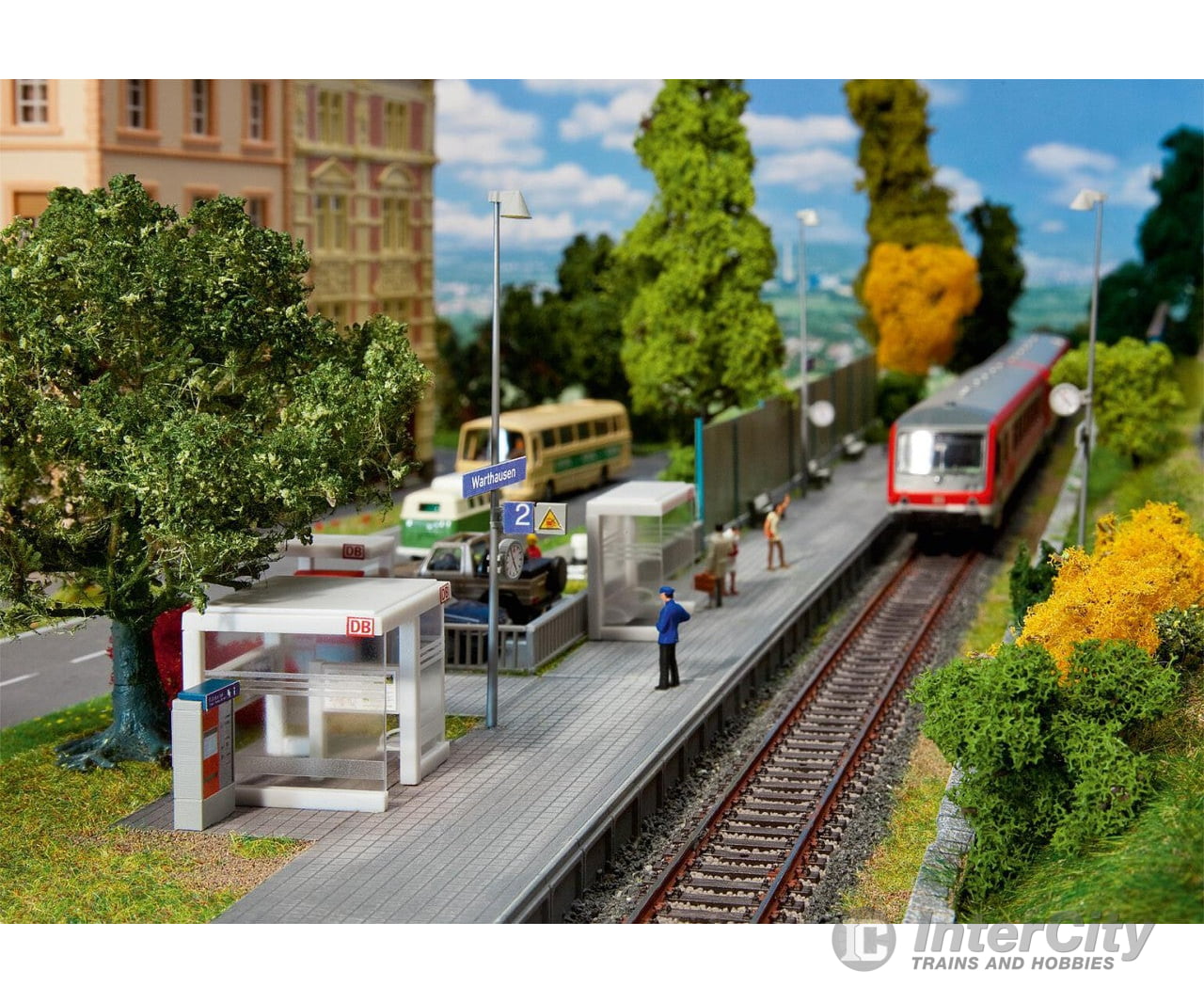 Faller 120240 Ho Modern Bus Shelter With Platform Structures