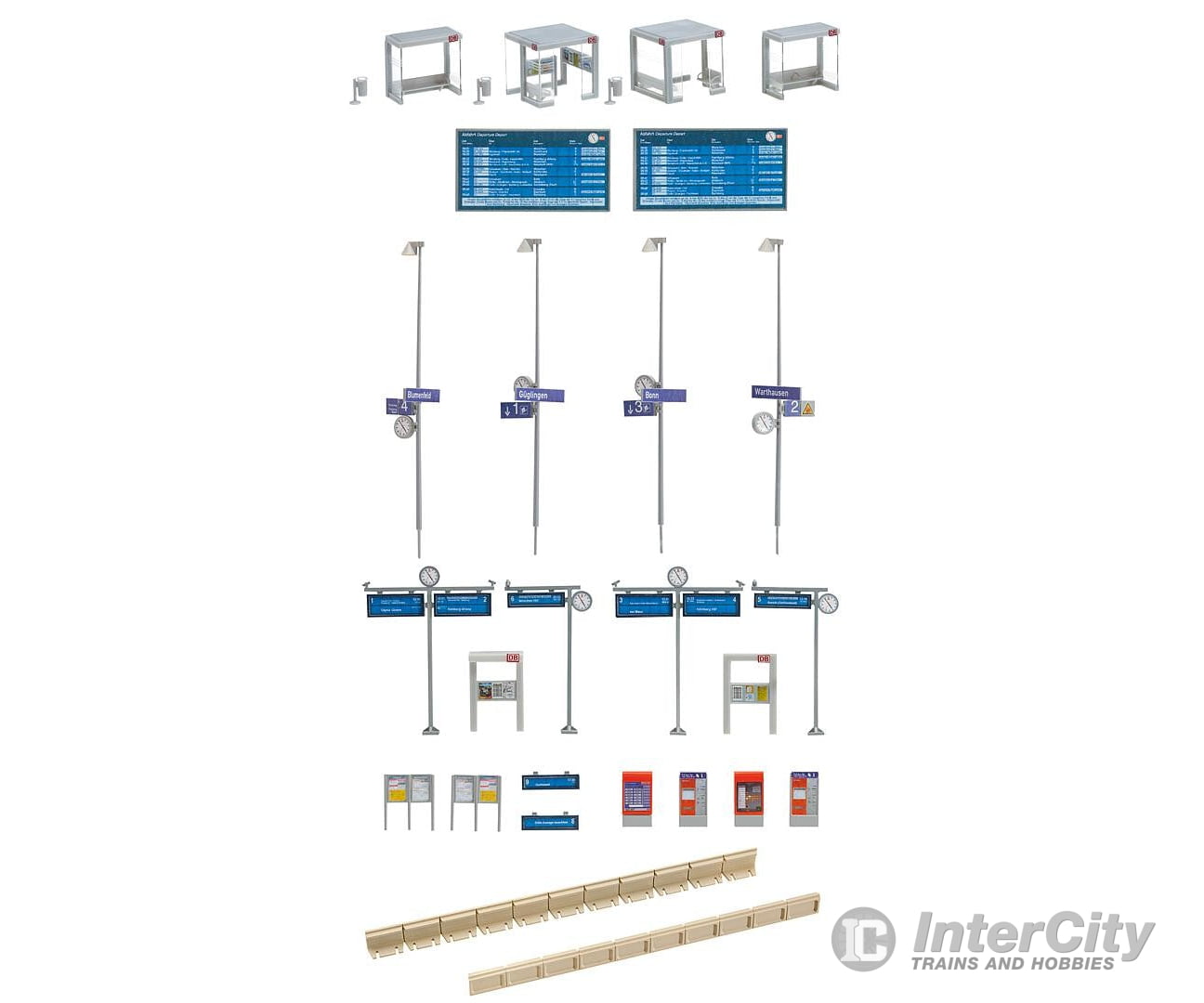 Faller 120240 Ho Modern Bus Shelter With Platform Structures