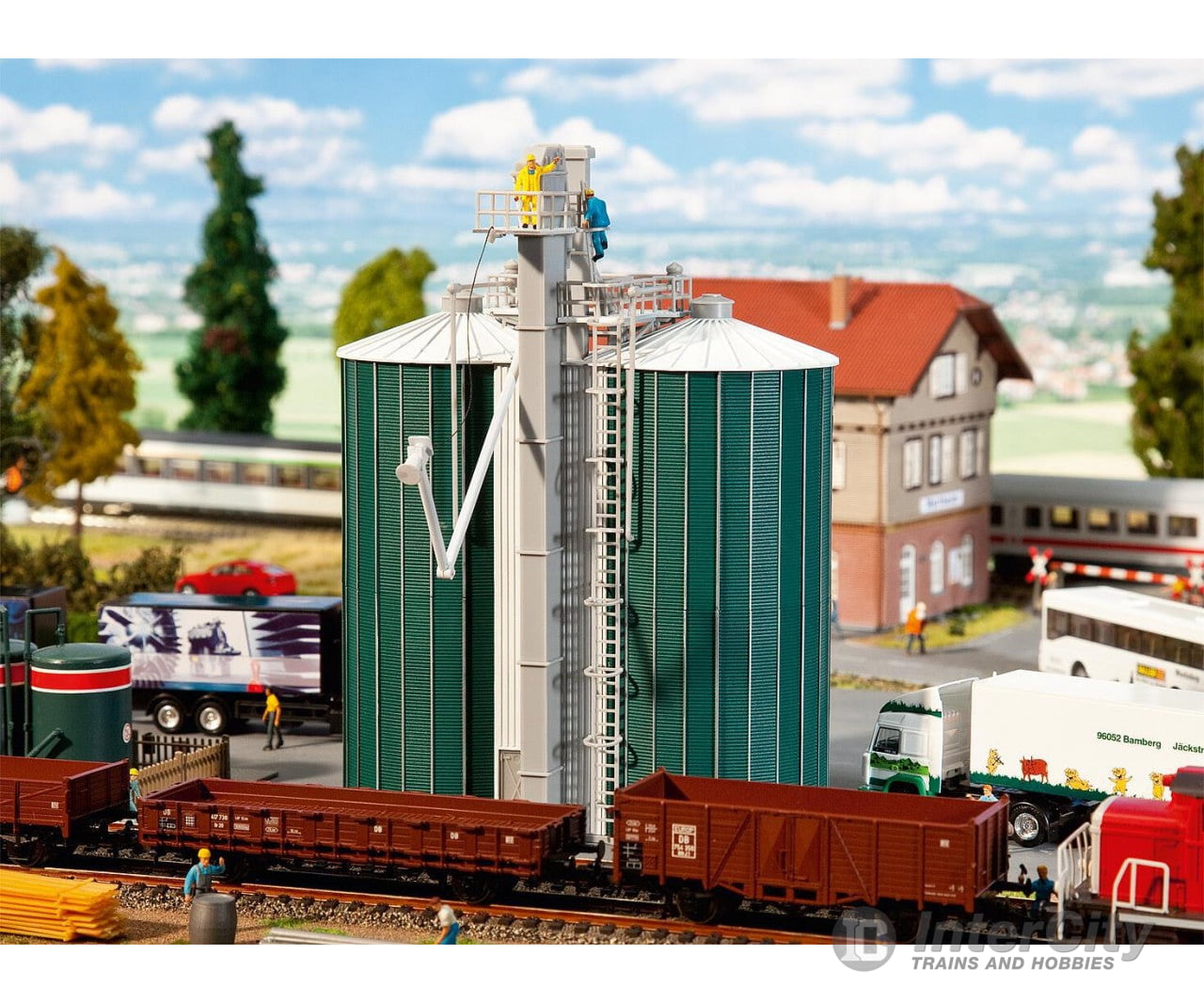 Faller 120260 Ho Dual Silo Structures