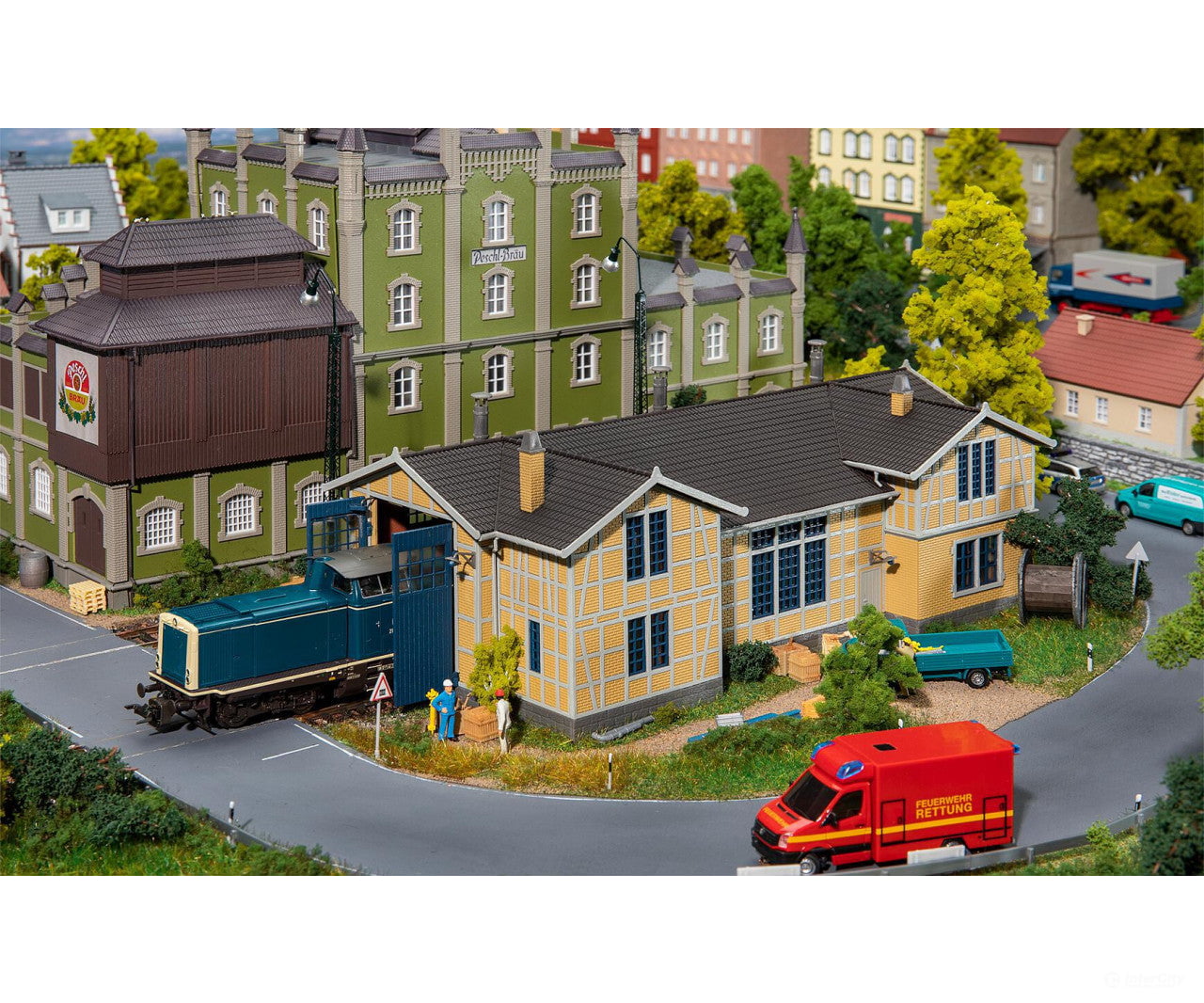 Faller 120287 Ho Locomotive Shed 1 Stall Structures