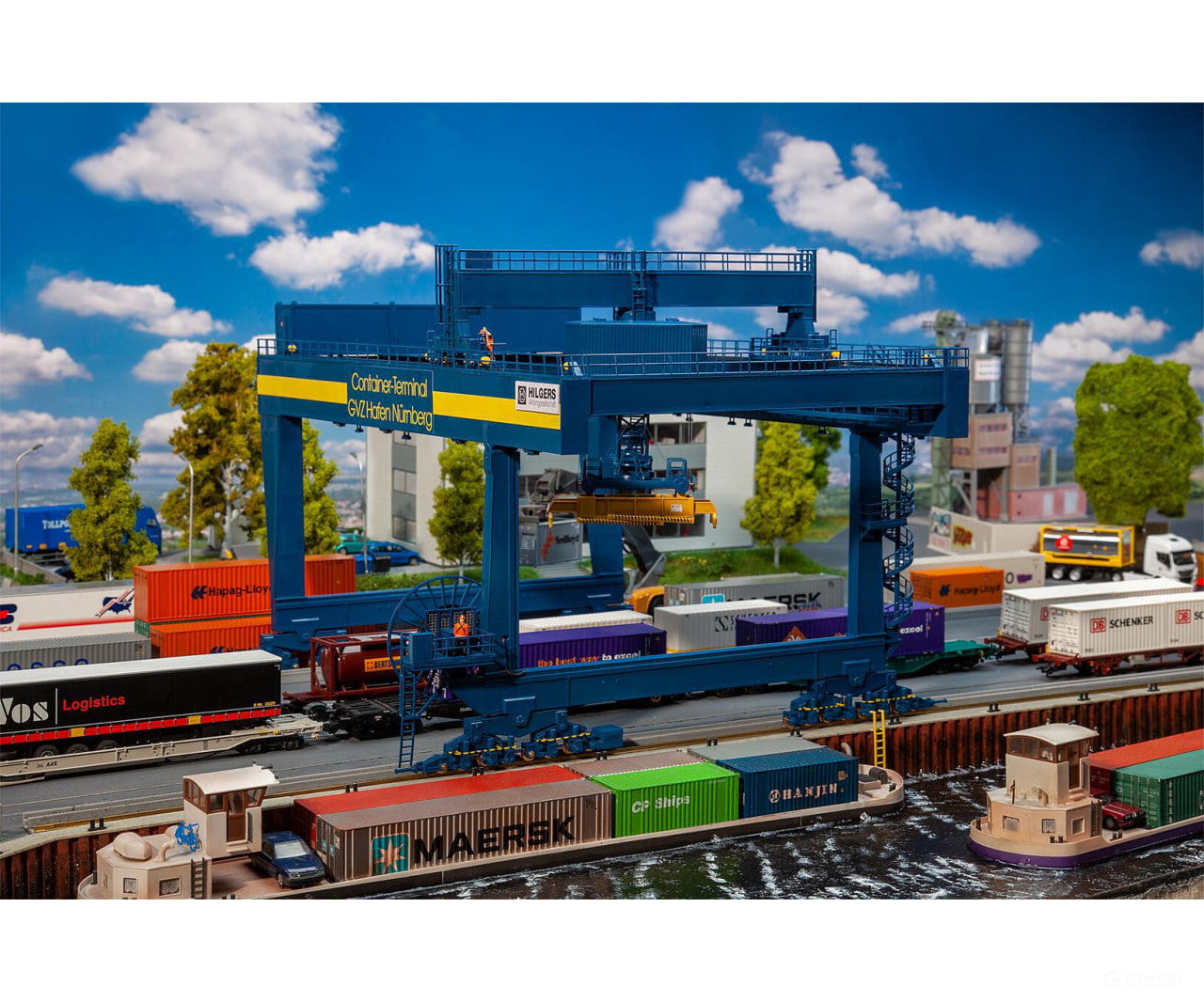 Faller 120291 Ho Gvz Hafen Nürnberg Container Bridge-Crane Structures