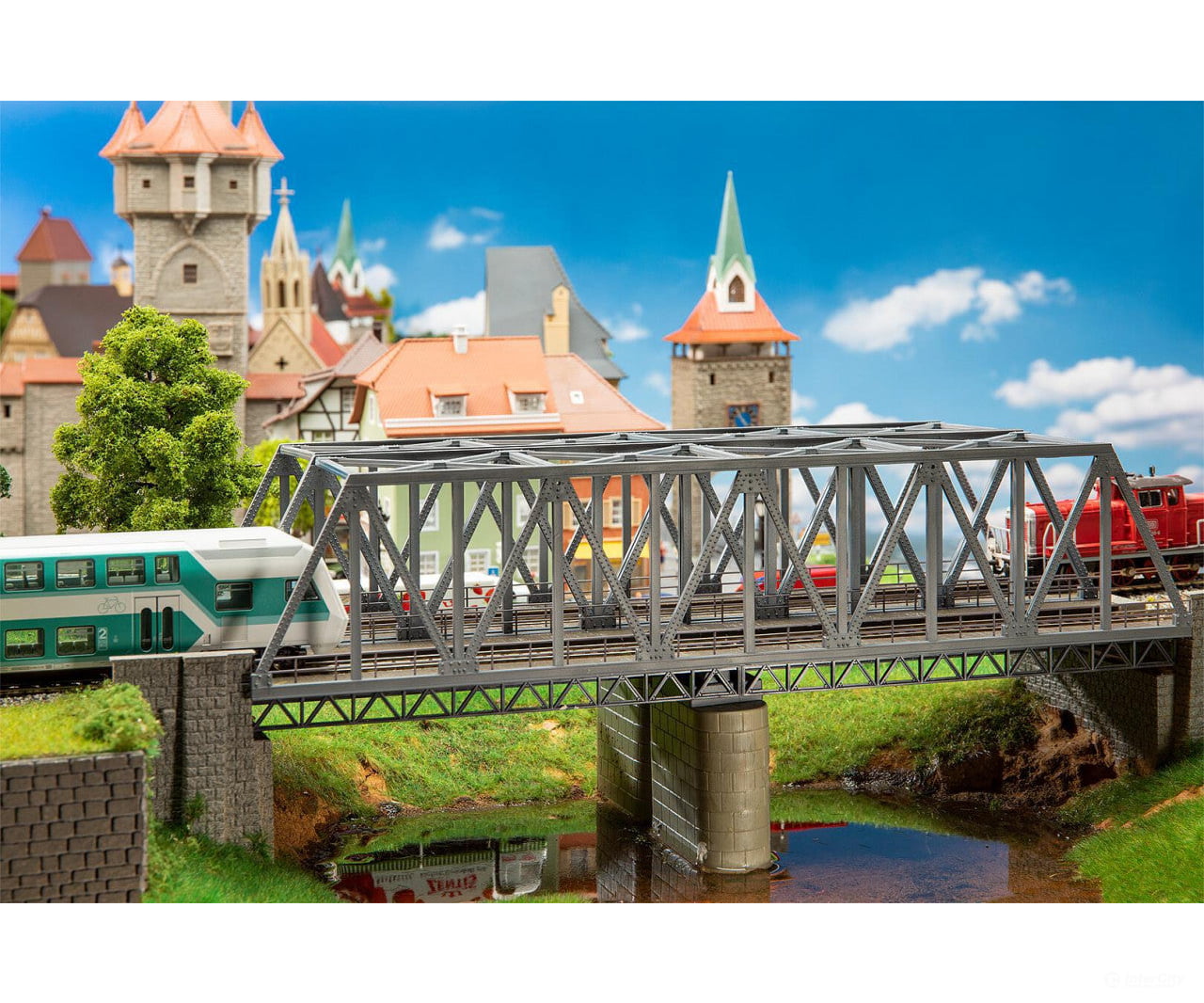 Faller 120497 Ho Steel Bridge 2-Track Tunnels & Bridges