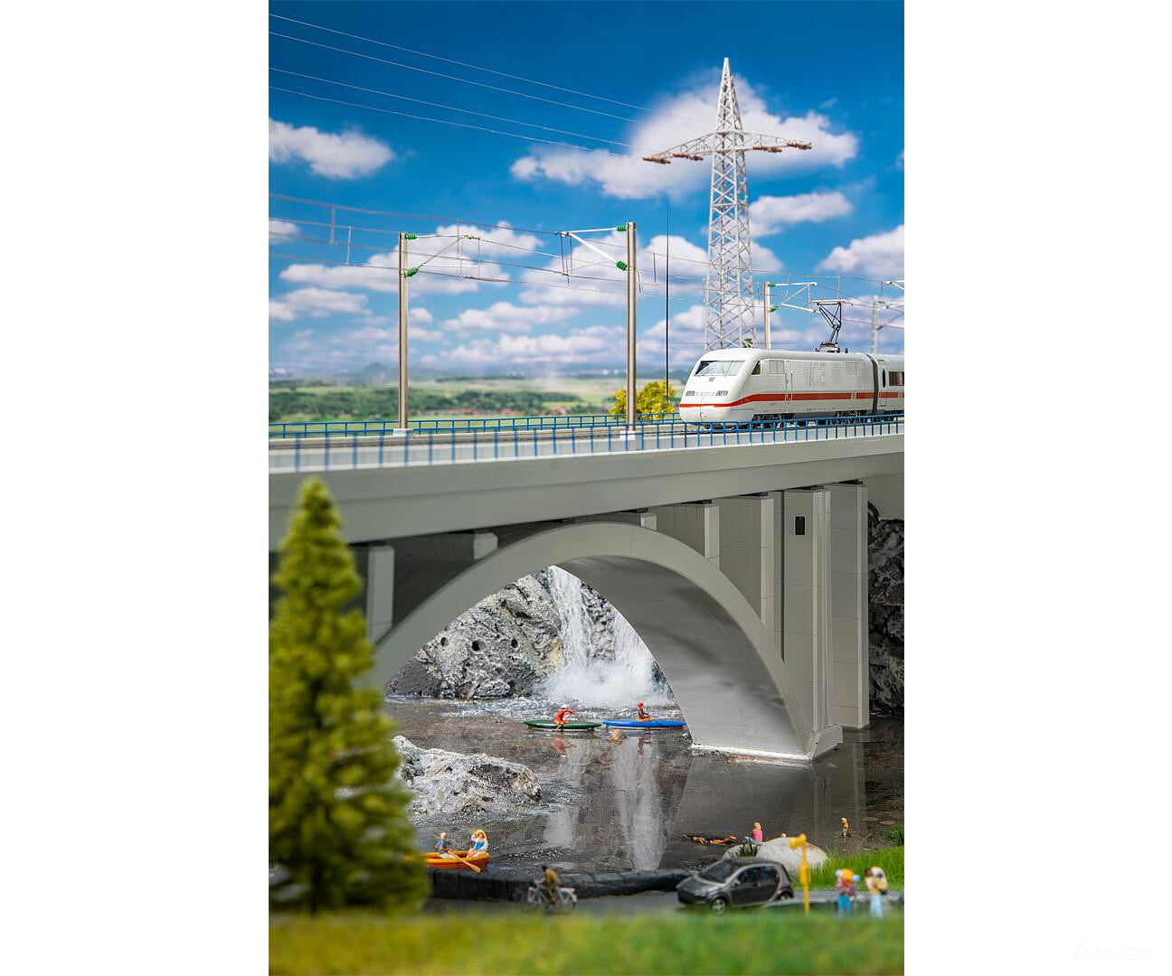 Faller 120505 Ho Modern Arched Bridge Tunnels & Bridges
