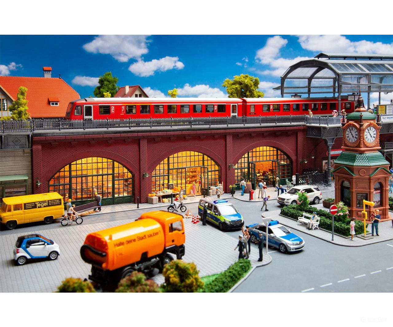 Faller 120571 Ho Arcades With Shops And Interior Equipment Structures