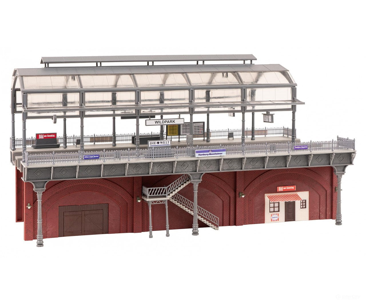 Faller 120580 Ho Urban-Railway Station Structures